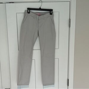 Women’s Lilly Pulitzer Shana Stretch Crop Pants Seaside Grey